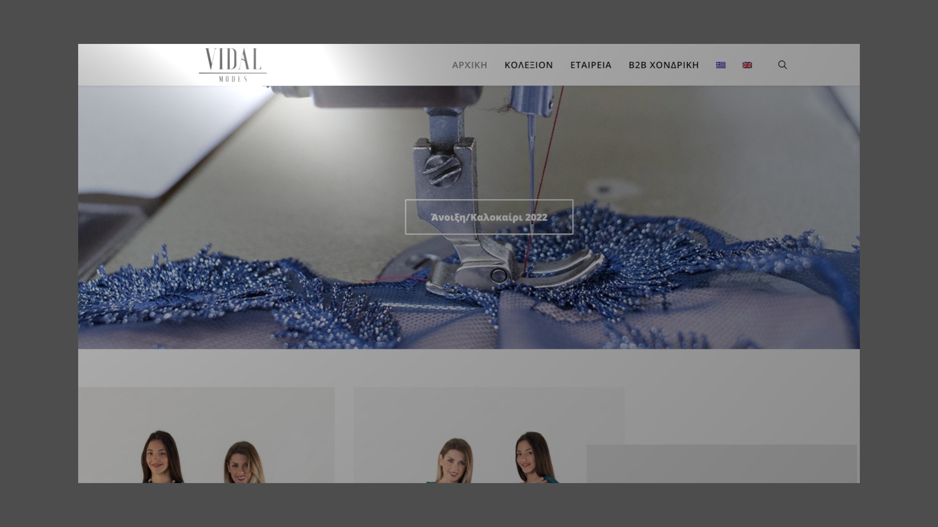 Portfolio web design Vidal Modes